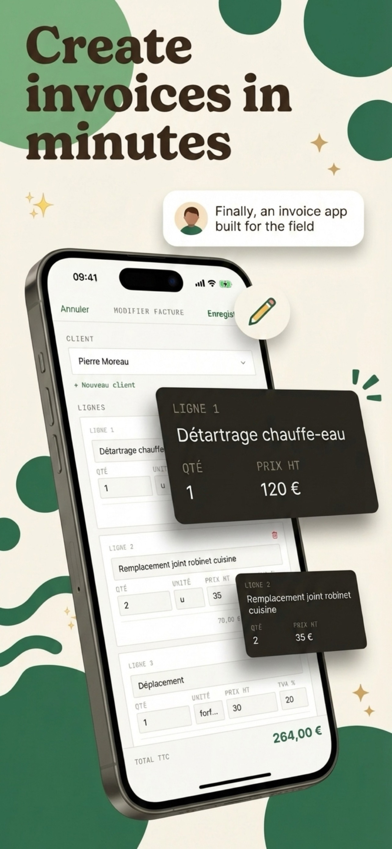 Rechnung in Minuten erstellen